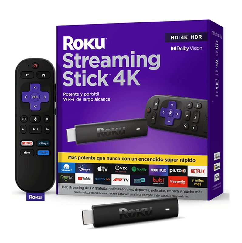 Dispositivo de Transmisión Roku 3480R Stick HD con Control