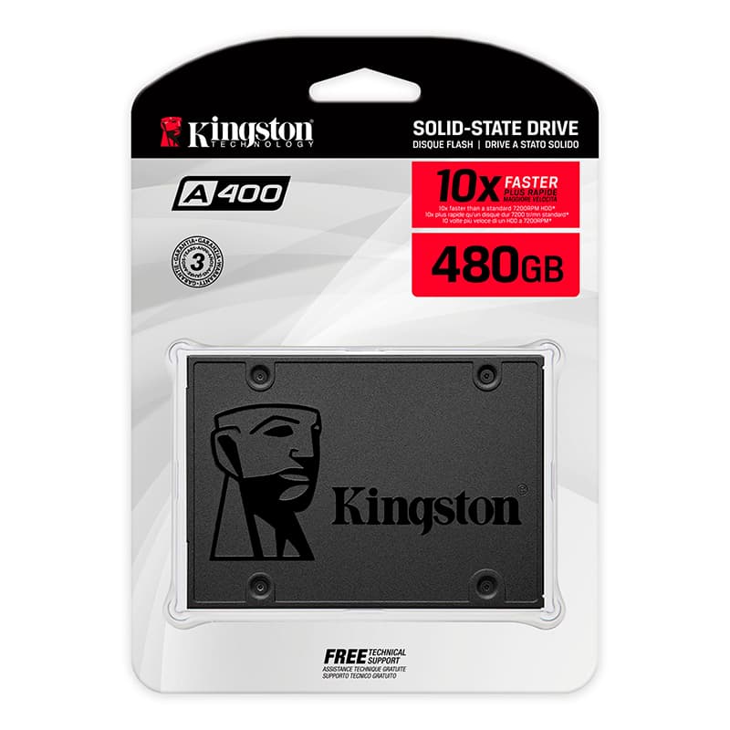 DISCO ESTADO SOLIDO KINGSTON A400/480GB 480GB SATA 2.5»