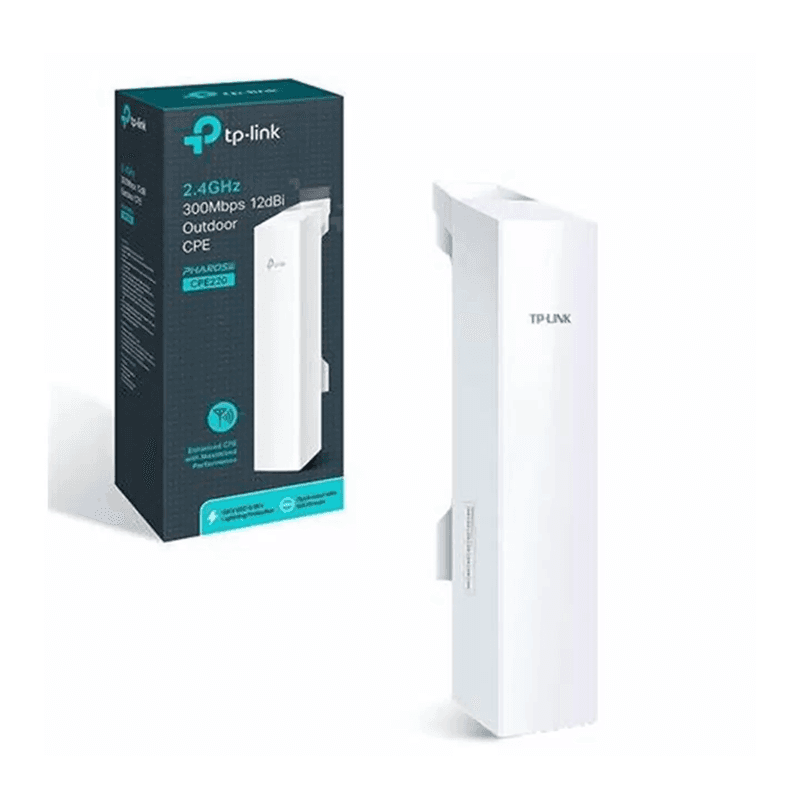 PUNTO DE ACESSO TP LINK 2.4GHZ 300MBPS 12DBI EXTERIOR CPE220
