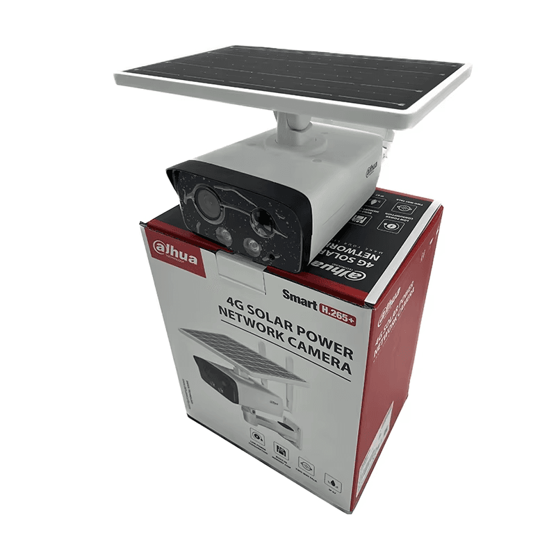 Cámara IP Dahua Bullet 4MP 4G DH-IPC-HFW2431DG-4G-SP-LA-B con Energía Solar