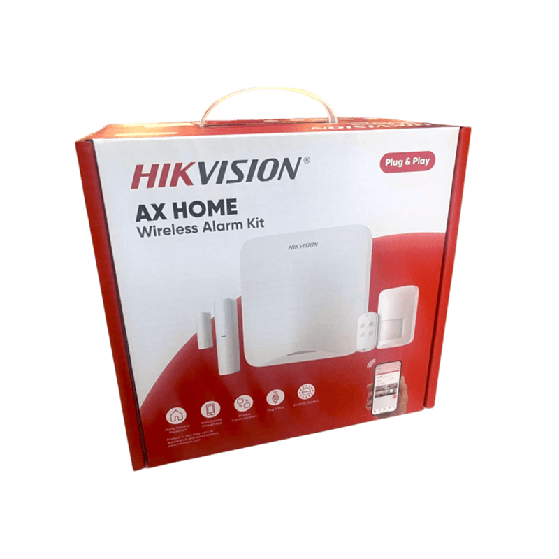 KIT DE ALARMA HIKVISION DS-PA201P-KIT-16WB WIRELESS 433MHZ RADIO 1200M GEST.NUBE