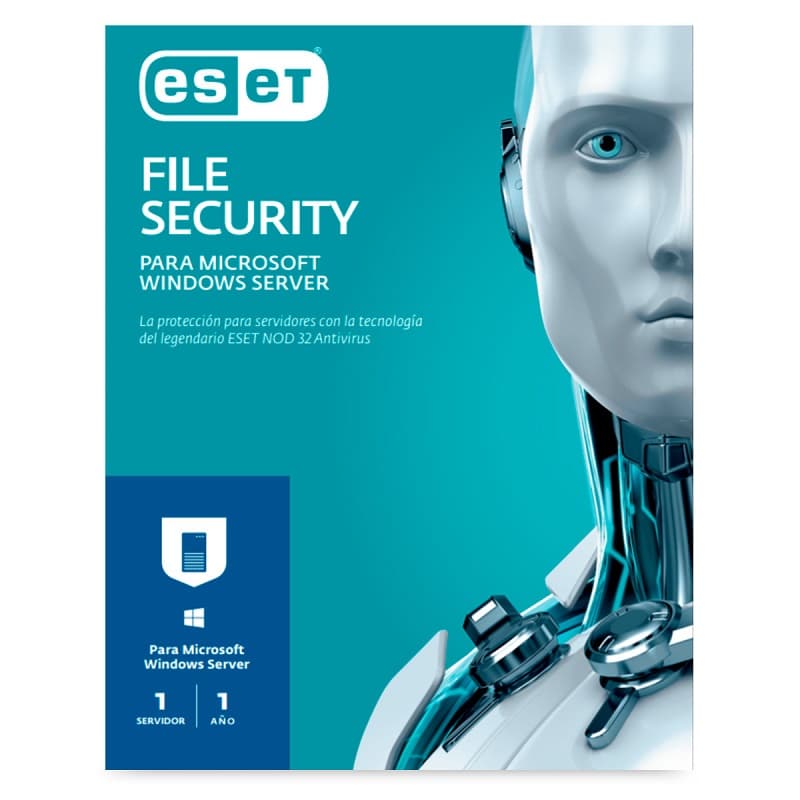 SERVER ESET NOD32 File Security Annual subscription DVD-ROM SPANISH EFSBX-HP1-1S