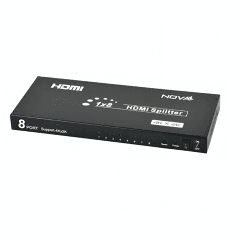 SPLITTER NOVA FAA38318001C DE 8 PUERTOS HDMI 4K@30HZ NEGRO