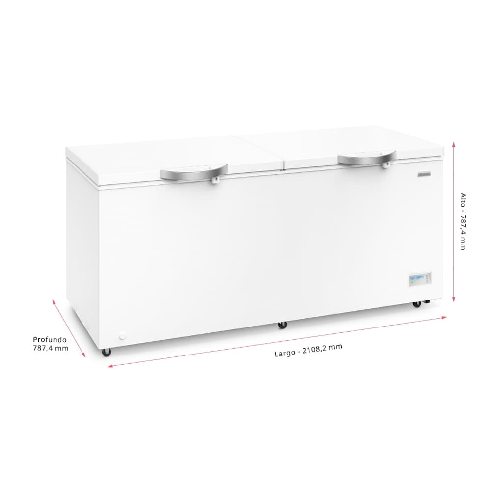 CONGELADOR FRIGIDAIRE HORIZONTAL 25 PIES BLANCO INVERTER FFC25P3MVW 1 PUERTA