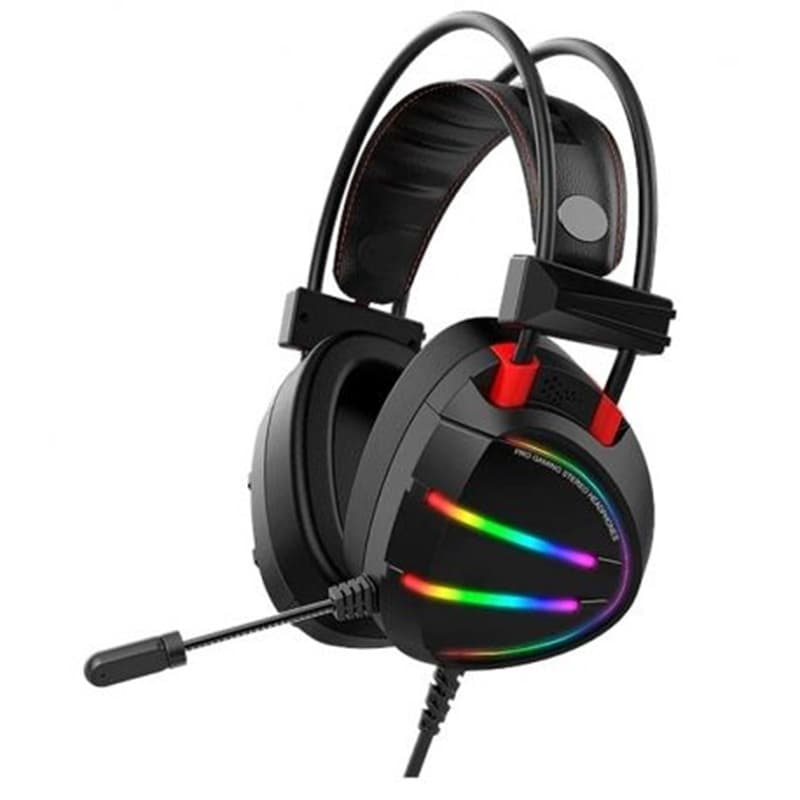 AUDIFONOS GAMER EAGLE WARRIOR QUIMERA ILUMINACION RGB FHS53100003C USB