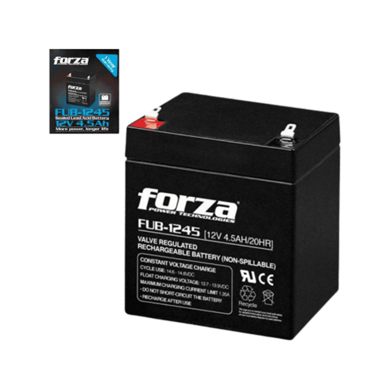 BATERIA FORZA FUB1245 12V 4.5AH UPS/ALARMAS RECARGABLE