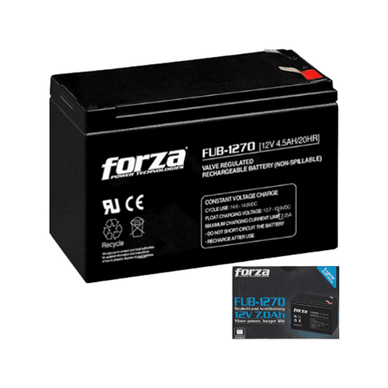 BATERIA FORZA FUB1270 12V 7AH UPS/ALARMAS RECARGABLE
