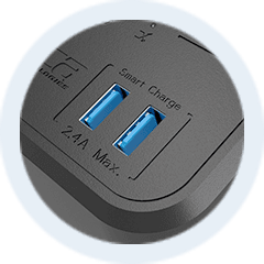 REGULADOR VOLTAJE FORZA FVR-1221USB 1200VA/600W 8 SLDS, 2 USB