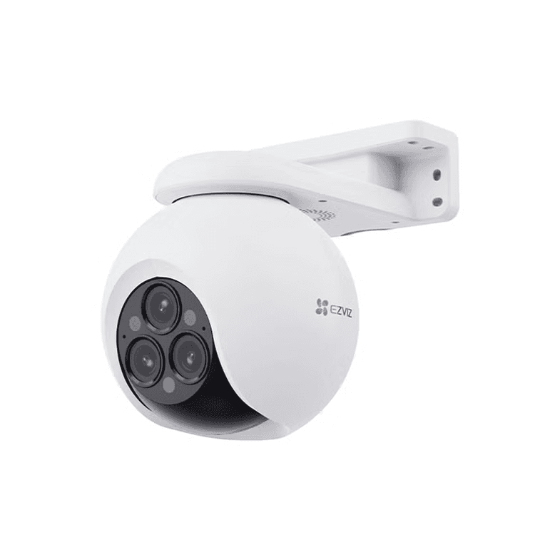 Cámara WiFi Ezviz H80F-R100 Triple Lente 2K Color 360° con Detección de Personas y Vehículos
