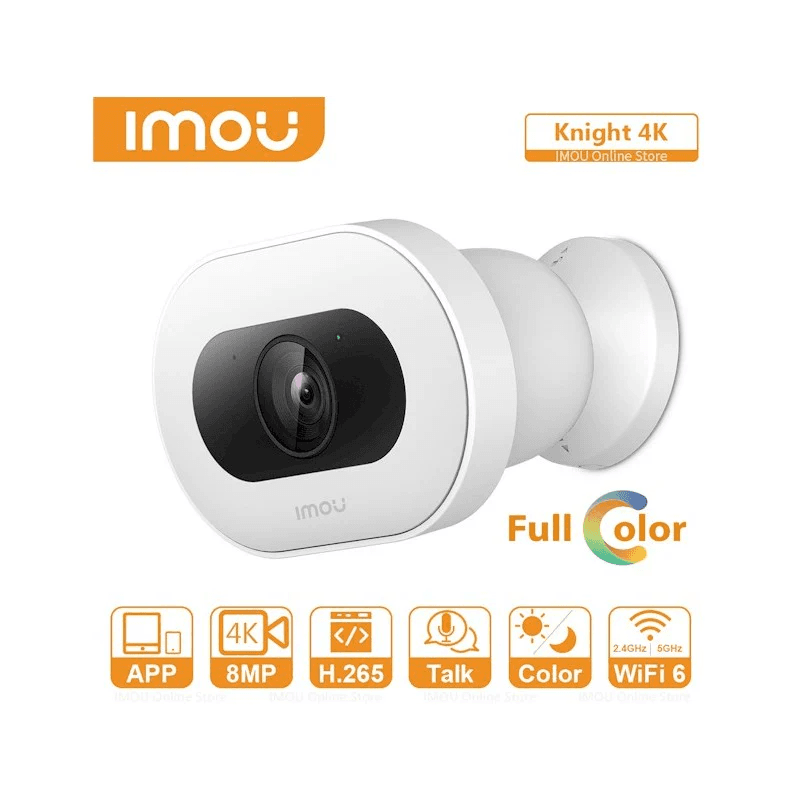 Cámara WiFi Imou IPC-F88FIN-V2 Knight 8MP Fija/FC con Audio e IP66