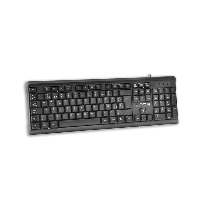 TECLADO USB ESPAÑOL UNNO KLASS KB6701BK