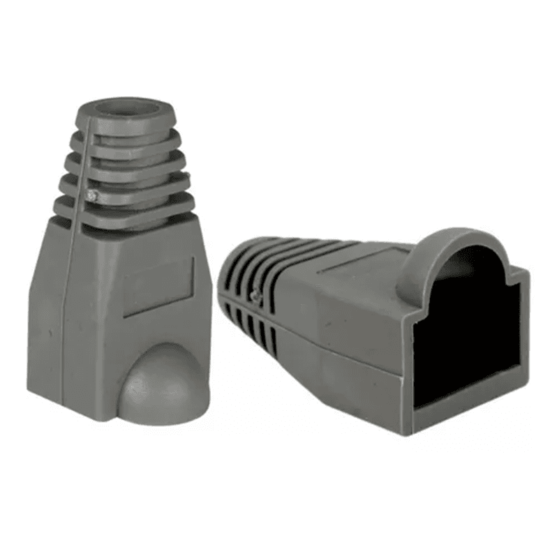 BOTAS COBERTORAS P/CABLES DE RED RJ45 GRIS LP-B101GR