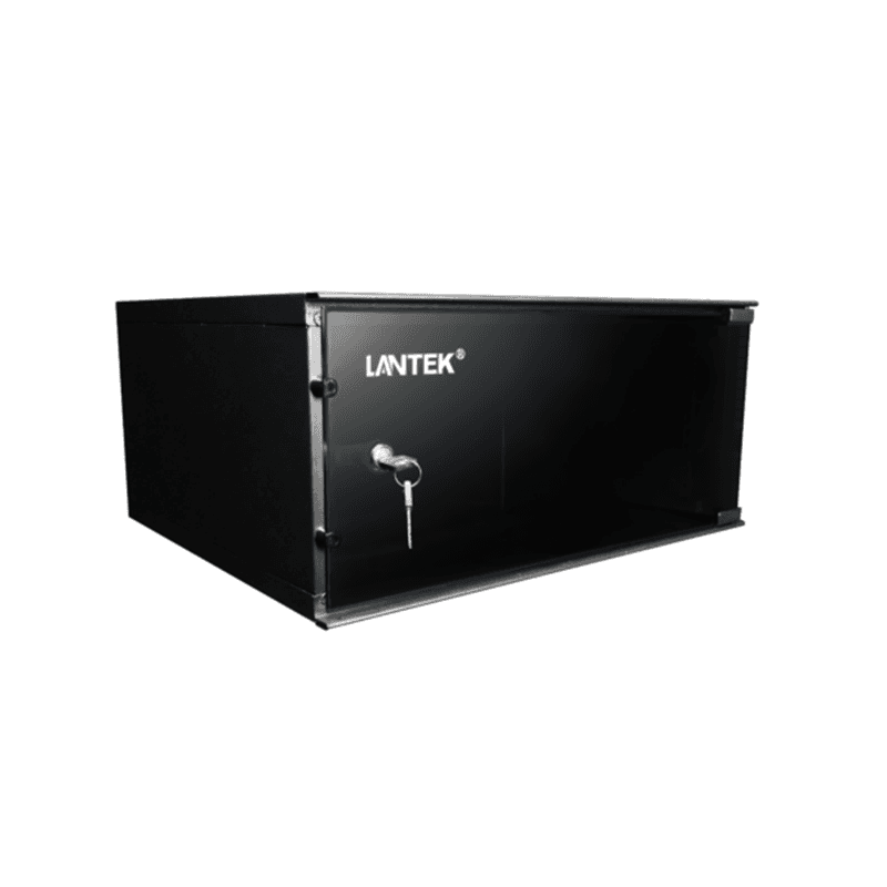 GABINETE DE PARED CERRADO LANTEK LTK-GAB6BW 6U S/ABANICO 520W 330H 450D 1 PUERTA