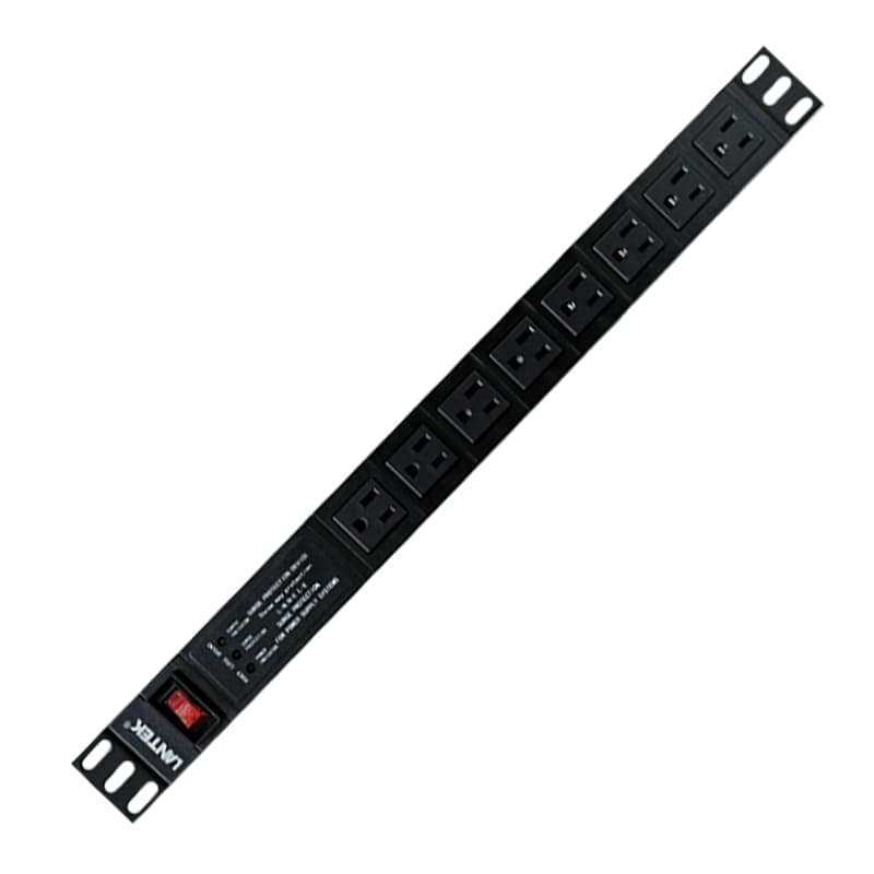REGLETA P/RACK LANTEK LTK-PDUH0815A PDU 8 TOMAS 15AMP TRI-PROTECCION 3 LEDS