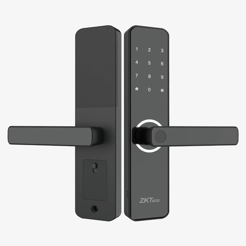 CERRADURA INTELIGENTE ZKTECO ML100 C/HUELLA WIFI ESTANDAR EUROPEO PUERTAS 35-60MM