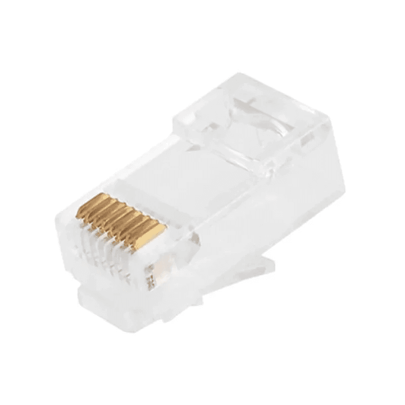 CAJA/BOLSA DE CONECTORES RJ45 CAT6 100UND MP-8P8C-6