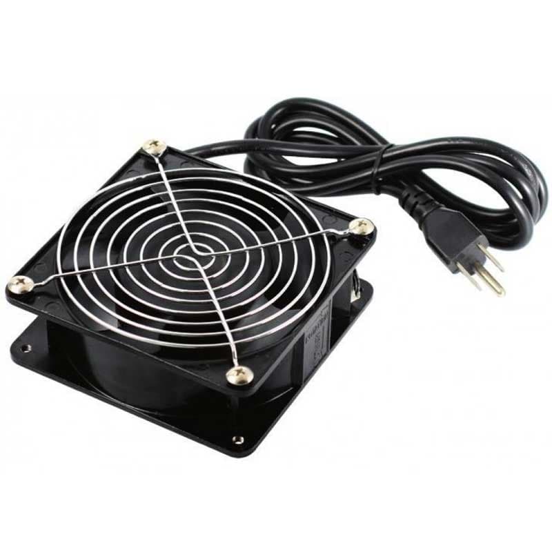 ABANICO VENTILADO PARA GABINETE 110V CABLE PODER MTL-1FAN -12CMS*12CMS-