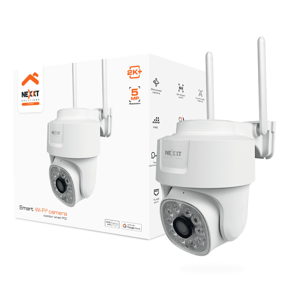 CAMARA WIFI NEXXT NHC-OP10 2K+ 5MP RJ45 VISION A COLOR MOTORIZADA IP65