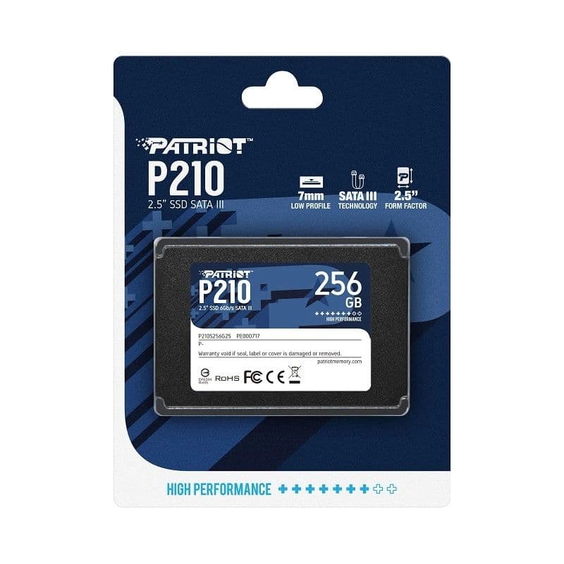 DISCO ESTADO SOLIDO PATRIOT P210S256G25 SSD 256GB 2.5” SATA III