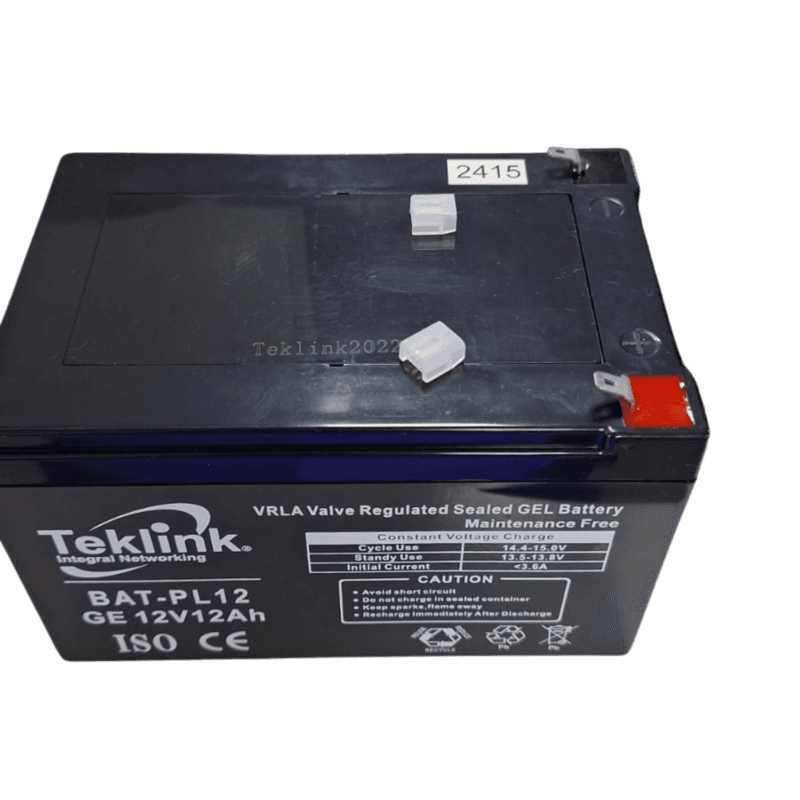 BATERIA TEKLINK PL12 12V 12AH UPS/ALARMAS RECARGABLE