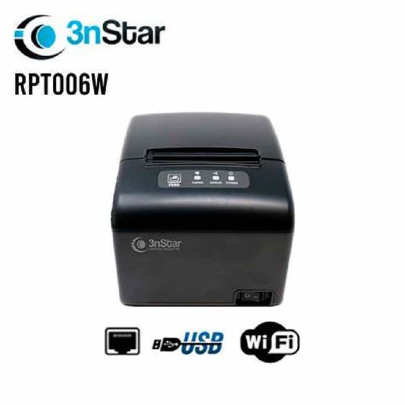 Impresora de Recibos 3NStar RPT006W Térmica 80mm USB/LAN/WiFi