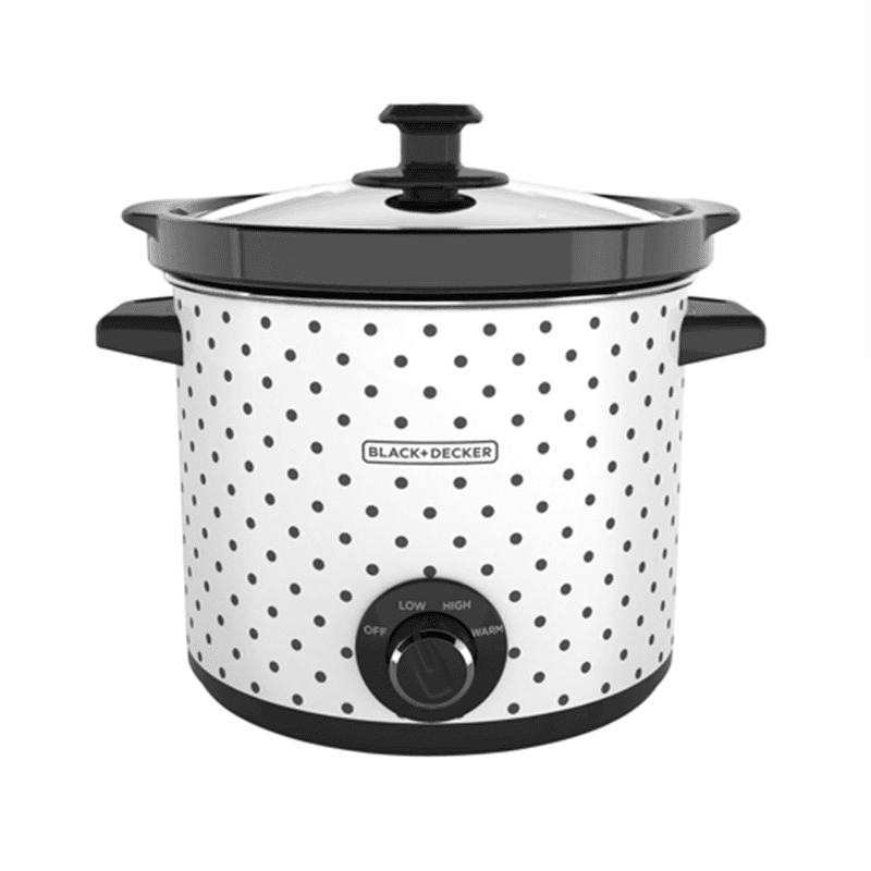 OLLA BLACK & DECKER SC1004D DE COCCION LENTA 4LITROS BLANCA/NEGRA