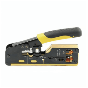 PONCHADORA SPROTEK STC-7388 RJ45 NEGRO/AMARILLO