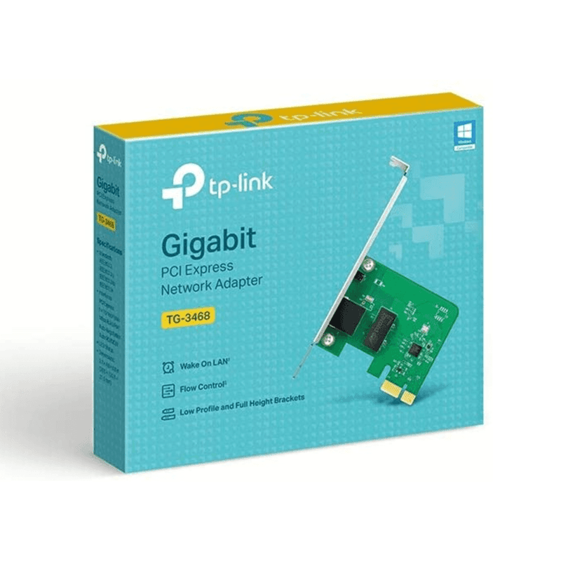 ADAPTADOR DE RED GIGABIT PCI EXPRESS TP-LINK TG-3468 WAKE ON