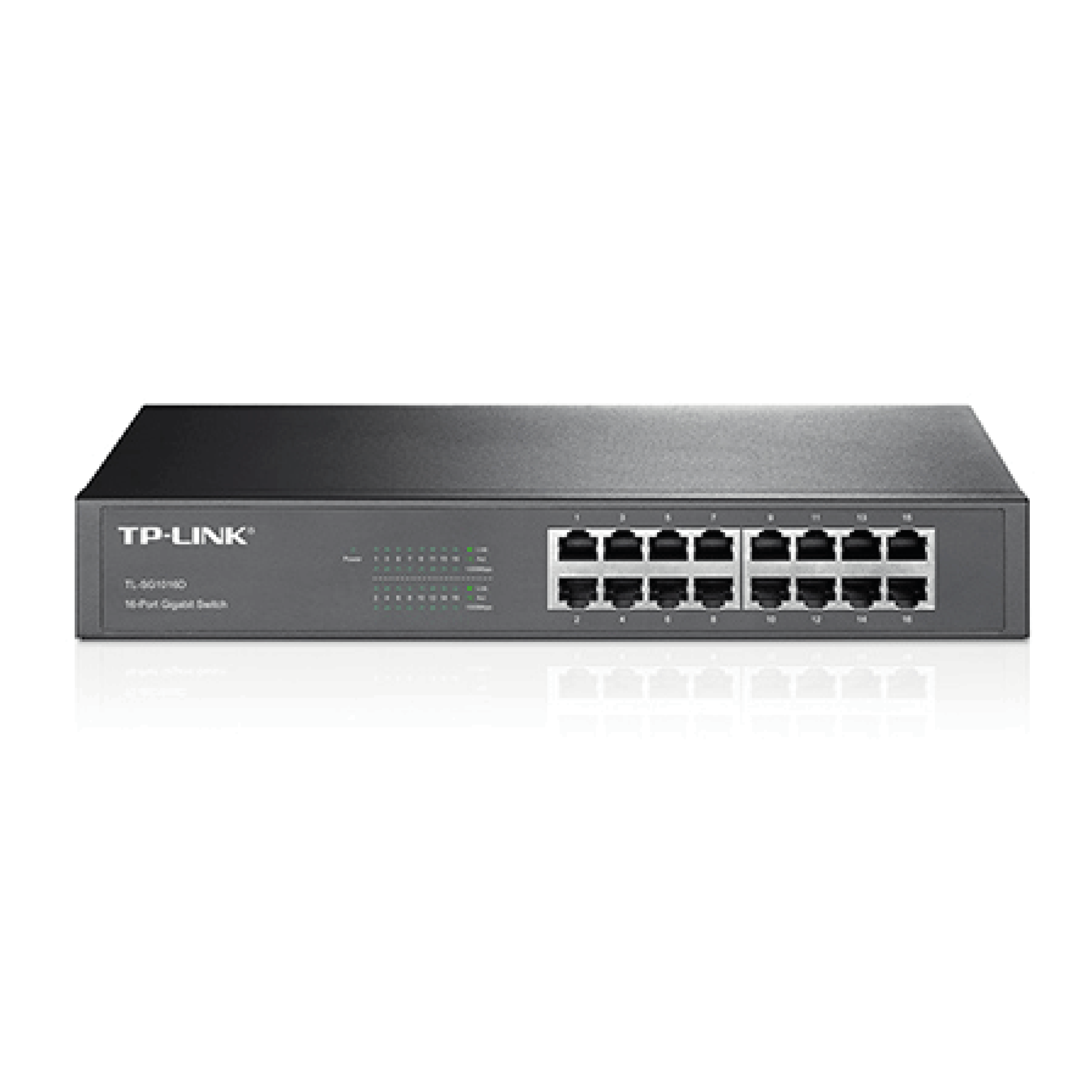 SWITCH TP-LINK TL-SG1016D 16PTS GE 10/100/1000 DESK/RACK