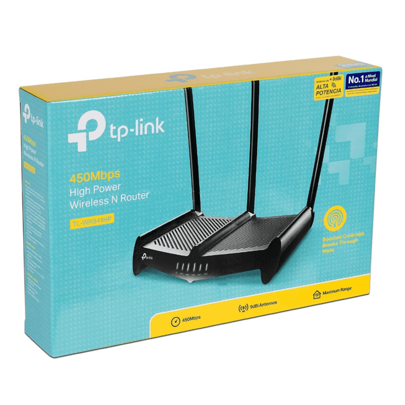 ROUTER TP-LINK WR841HP WIFI 300MBPS ROMPE MUROS 1WAN/4LAN 10/100