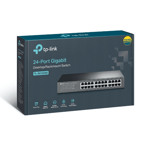 SWITCH TP LINK TL SG1024D 24 PUERTOS 10/100/1000