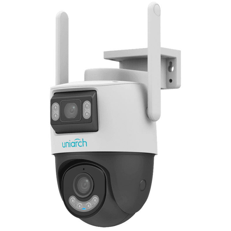 Cámara WiFi Uniarch UHO-P2S-M55F34 PT-Dual 5MP+5MP IR 30M IP66