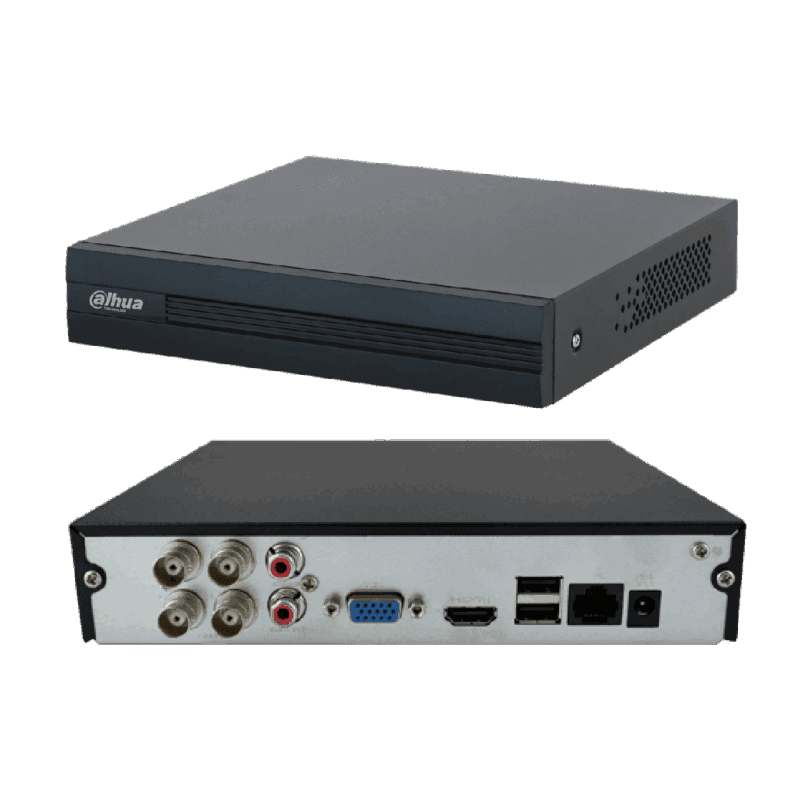 Grabador DVR Dahua XVR1B04H-I 4CH 5MP SATA (+2CH IP) HDMI/VGA WizSense