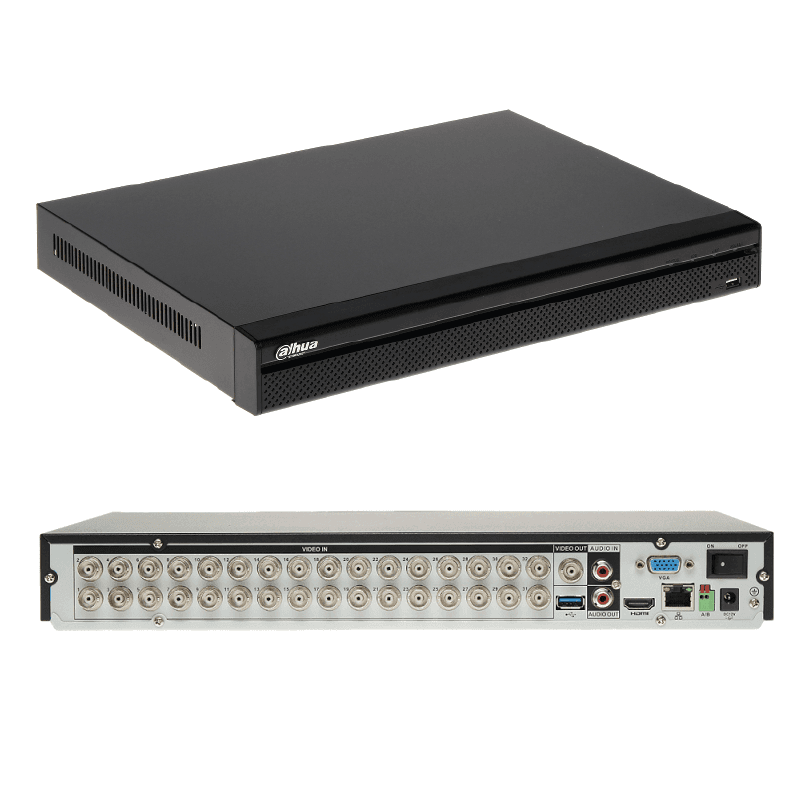 Grabador DVR Dahua XVR5232AN-S2 32CH 4MP con Protección Perimetral y 2HDD