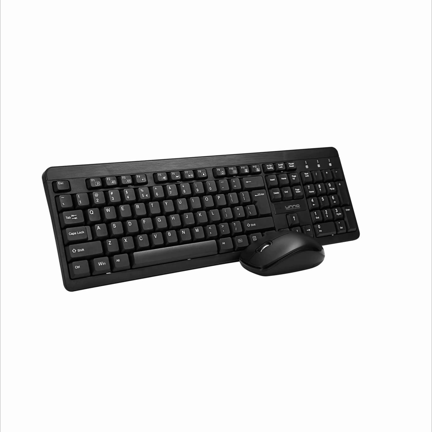 COMBO UNNO KLASS TECLADO Y MOUSE INALÁMBRICO ESPAÑOL KB6741BK/KB6742BK