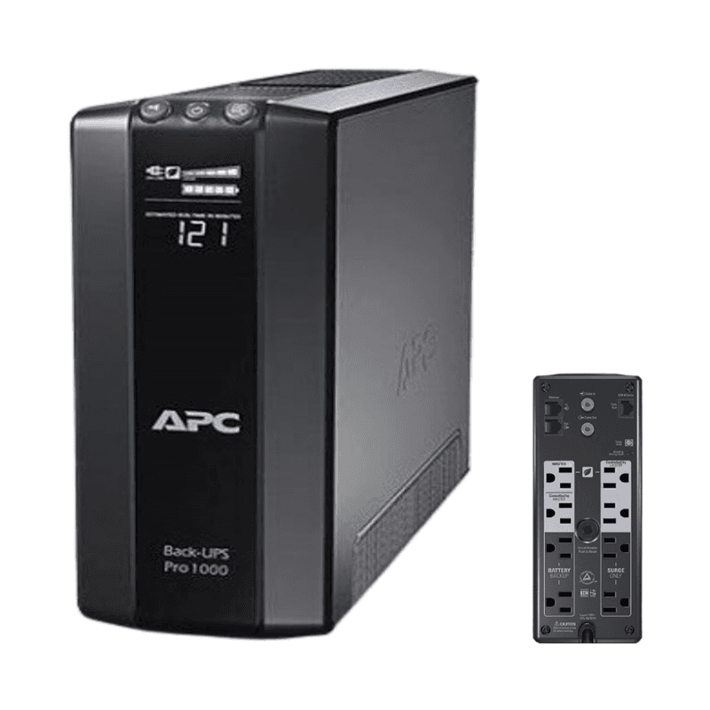 UPS APC Pro BX1000M-LM60 1000VA 600W 120V con 8 Tomas y AVR