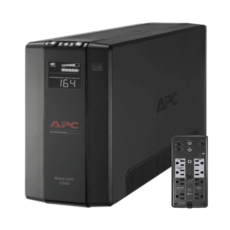 UPS APC BX1500M-LM60 1500VA 900W 120V LCD Torre con AVR