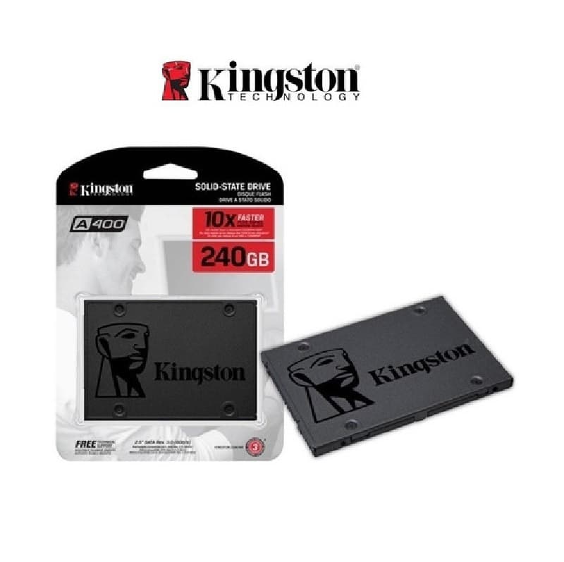 DISCO ESTADO SOLIDO KINGSTON 240GB SSDNOW A400 SATA III 2.5» A400/240GB
