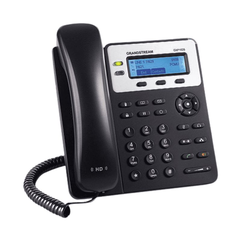 TELEFONO IP GRANDSTREAM GXP-1625 PARA PEQUEÑAS EMPRESAS POE 2 LINEAS