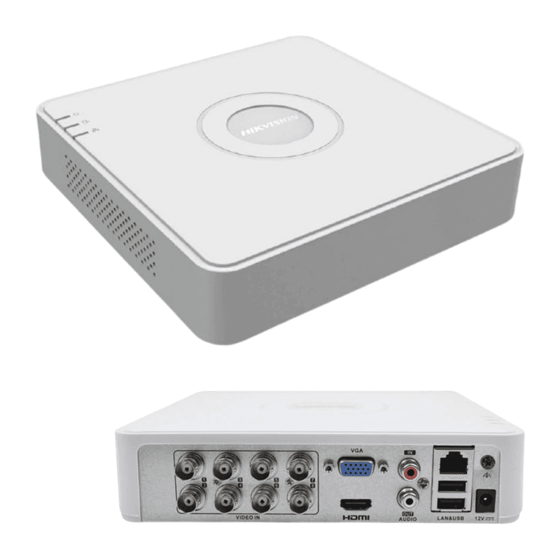 Grabador DVR Hikvision DS-7108HGHI-M1 8CH 2MP SATA (+10CH IP) con DetMov 2.0