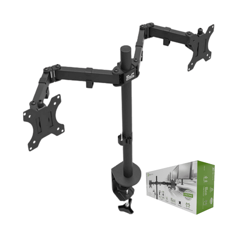 SOPORTE DOBLE PARA MONITOR LCD/LED KPM-310 DE 13 A 32 PULGADAS 8KGS