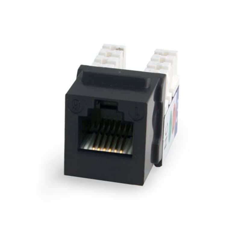 JACK (INSERTO) LANPRO RJ11-RJ14 TELEFONICO CAT3 LP-CTBK NEGRO