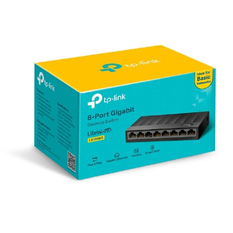 SWITCH TP LINK TL-LS1008G 8 PTOS D/ESCRITORIO GIGABIT