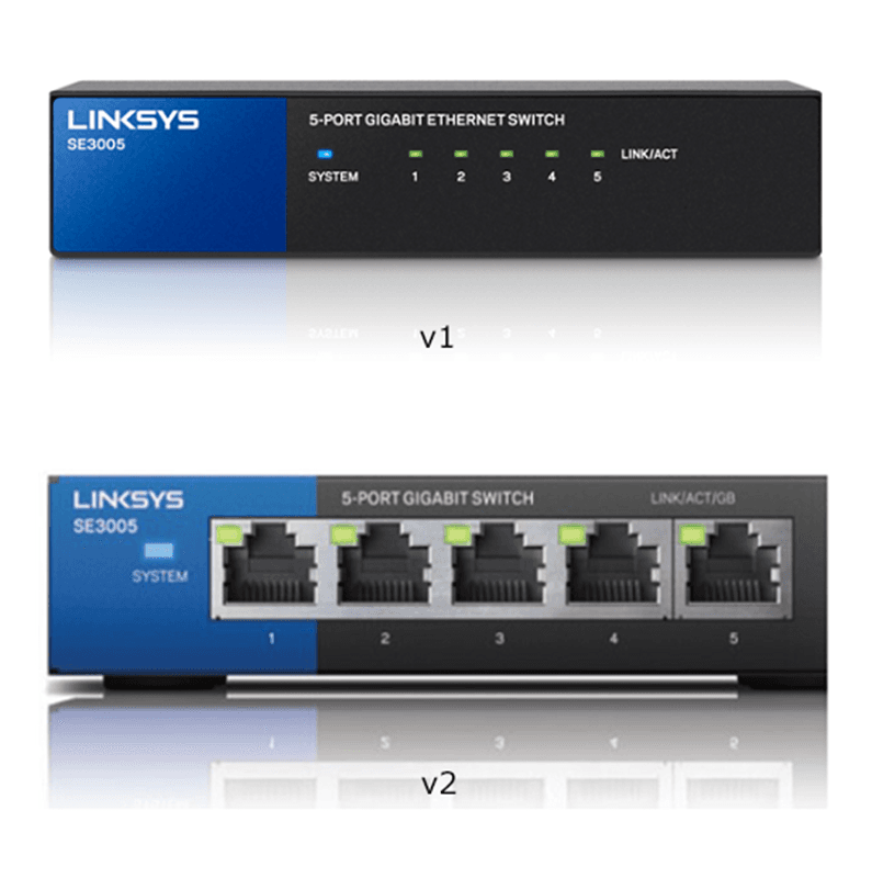 SWITCH LINKSYS SE3005 5X 10/100/1000 SOBREMESA