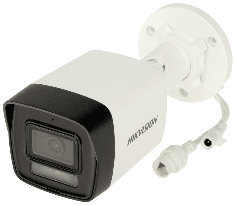 CAMARA IP HIKVISION BULLET DS-2CD1043G2-LIU 4MP 30M LUZ BLANCA IP67 AUDIO